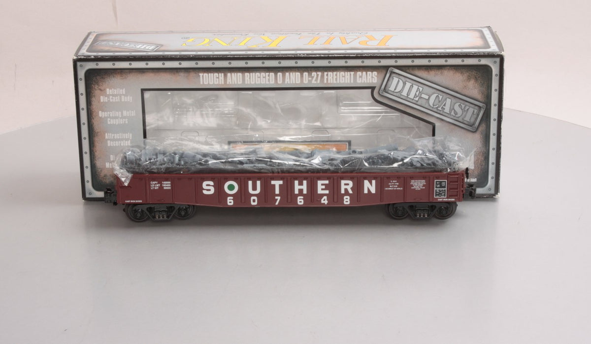 MTH 30-8208 Diecast Southern Gondola Car with Junk Load LN/Box