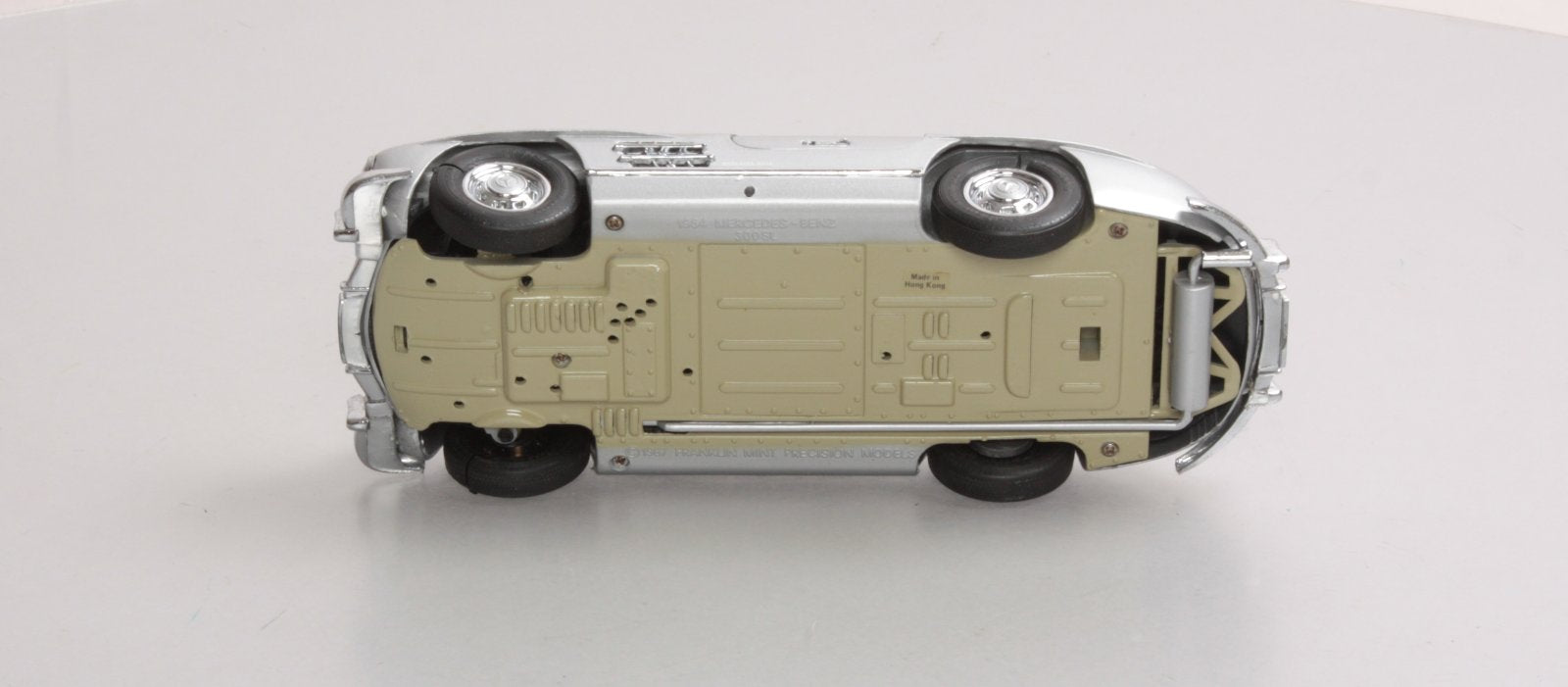 Franklin Mint 1954 1:24 Scale Silver Mercedes Benz 300 Gullwing SL
