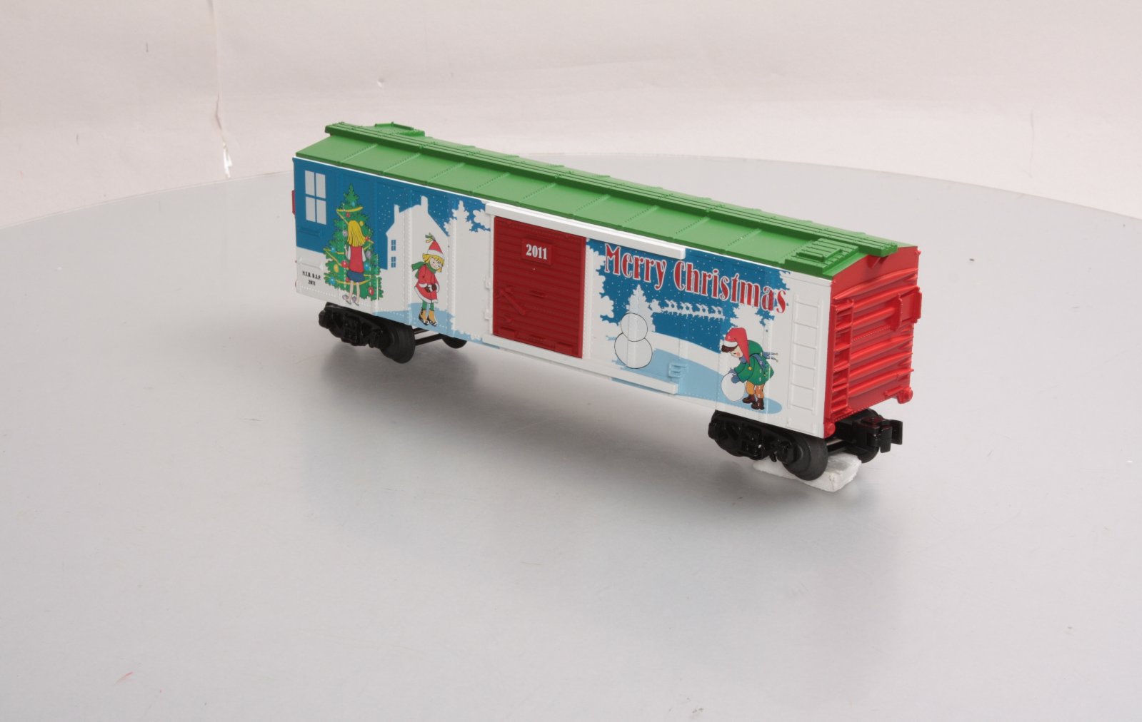 MTH 30-74668 O Gauge D.A.P. Christmas Box Car LN/Box