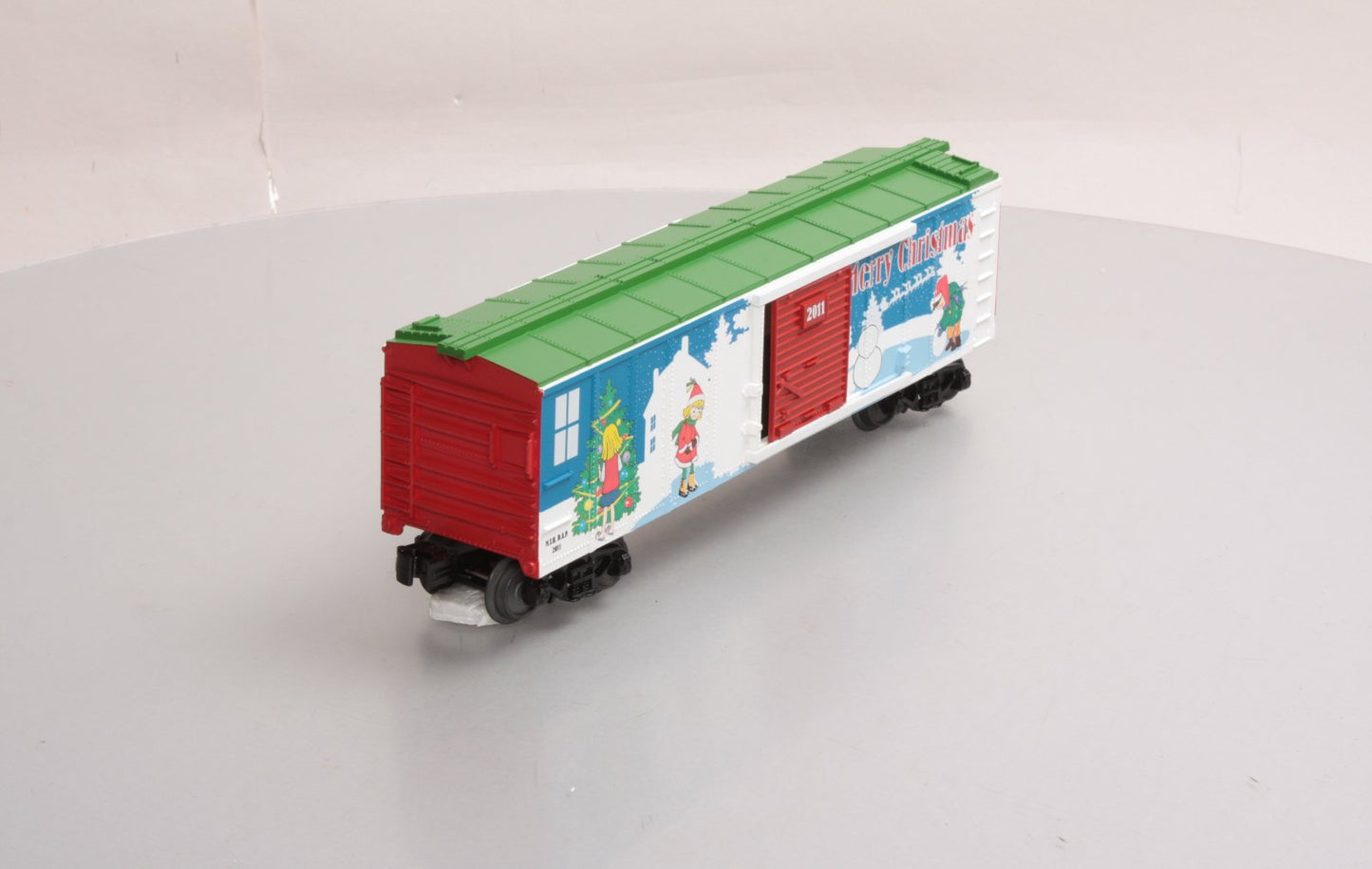 MTH 30-74668 O Gauge D.A.P. Christmas Box Car LN/Box