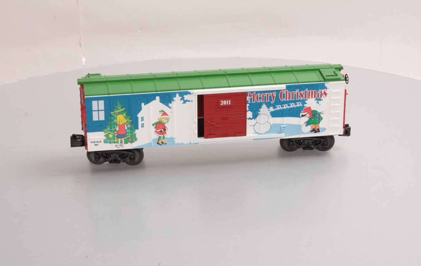 MTH 30-74668 O Gauge D.A.P. Christmas Box Car LN/Box