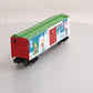 MTH 30-74668 O Gauge D.A.P. Christmas Box Car LN/Box