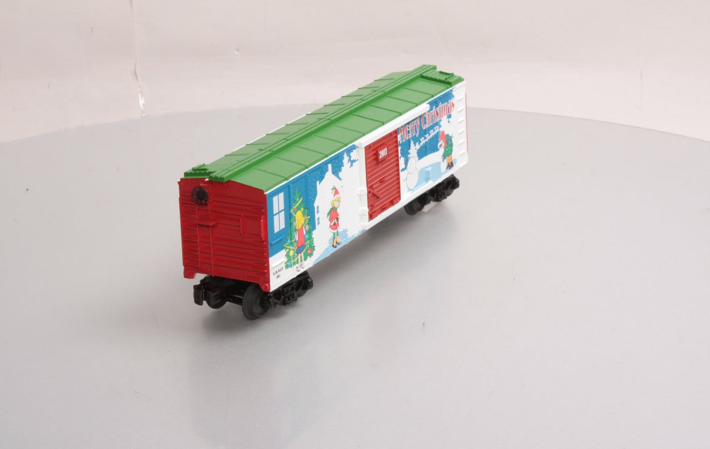 MTH 30-74668 O Gauge D.A.P. Christmas Box Car LN/Box