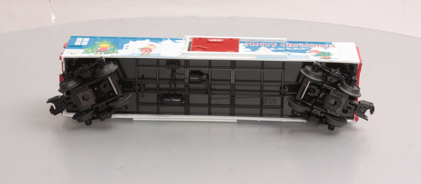 MTH 30-74668 O Gauge D.A.P. Christmas Box Car LN/Box