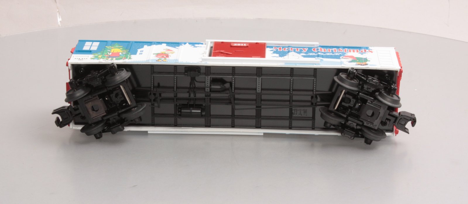 MTH 30-74668 O Gauge D.A.P. Christmas Box Car LN/Box