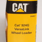 Norscot 55057 1:50 Diecast Caterpillar 924G Versalink Wheel Loader w/Work Tools NIB
