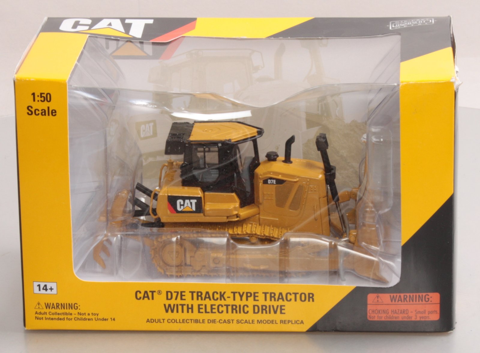 Norscot 55224 1:50 Caterpillar D7E Track-Type Tractor W/Electric Drive DieCast