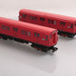 MTH 30-2392-3 O MTA - Redbird R-17 Subway Add-On Non Powered Set (Set of 2) LN/Box