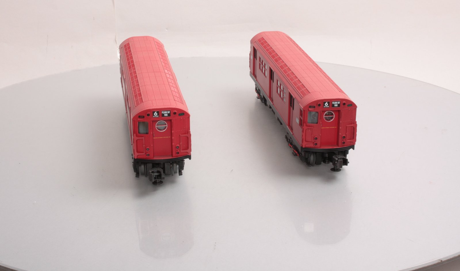 MTH 30-2392-3 O MTA - Redbird R-17 Subway Add-On Non Powered Set (Set of 2) LN/Box