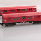 MTH 30-2392-3 O MTA - Redbird R-17 Subway Add-On Non Powered Set (Set of 2) LN/Box
