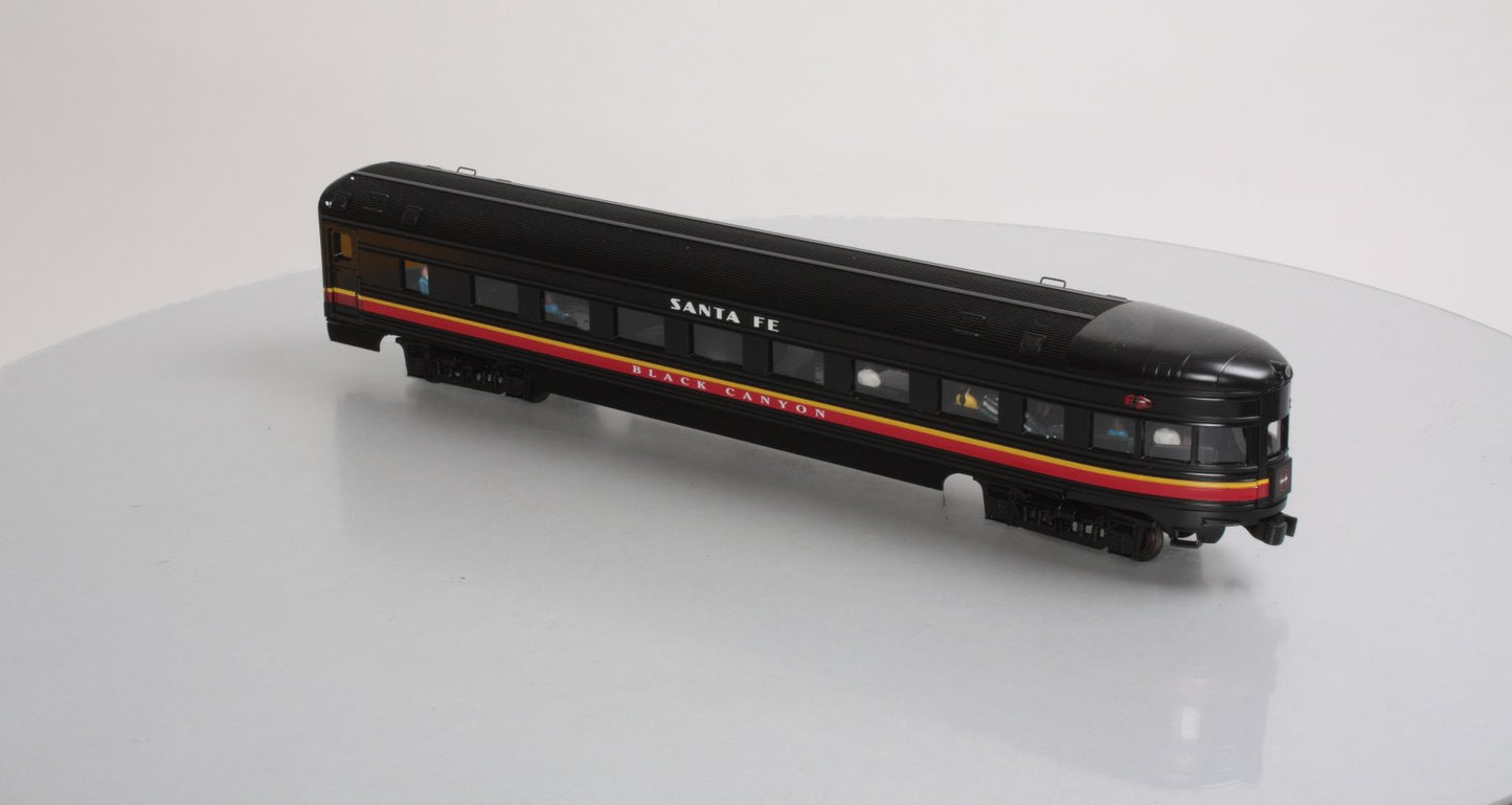 K-Line K4630-30006 Santa Fe 18" Midnight Chief "Black Canyon" Observation Car LN/Box
