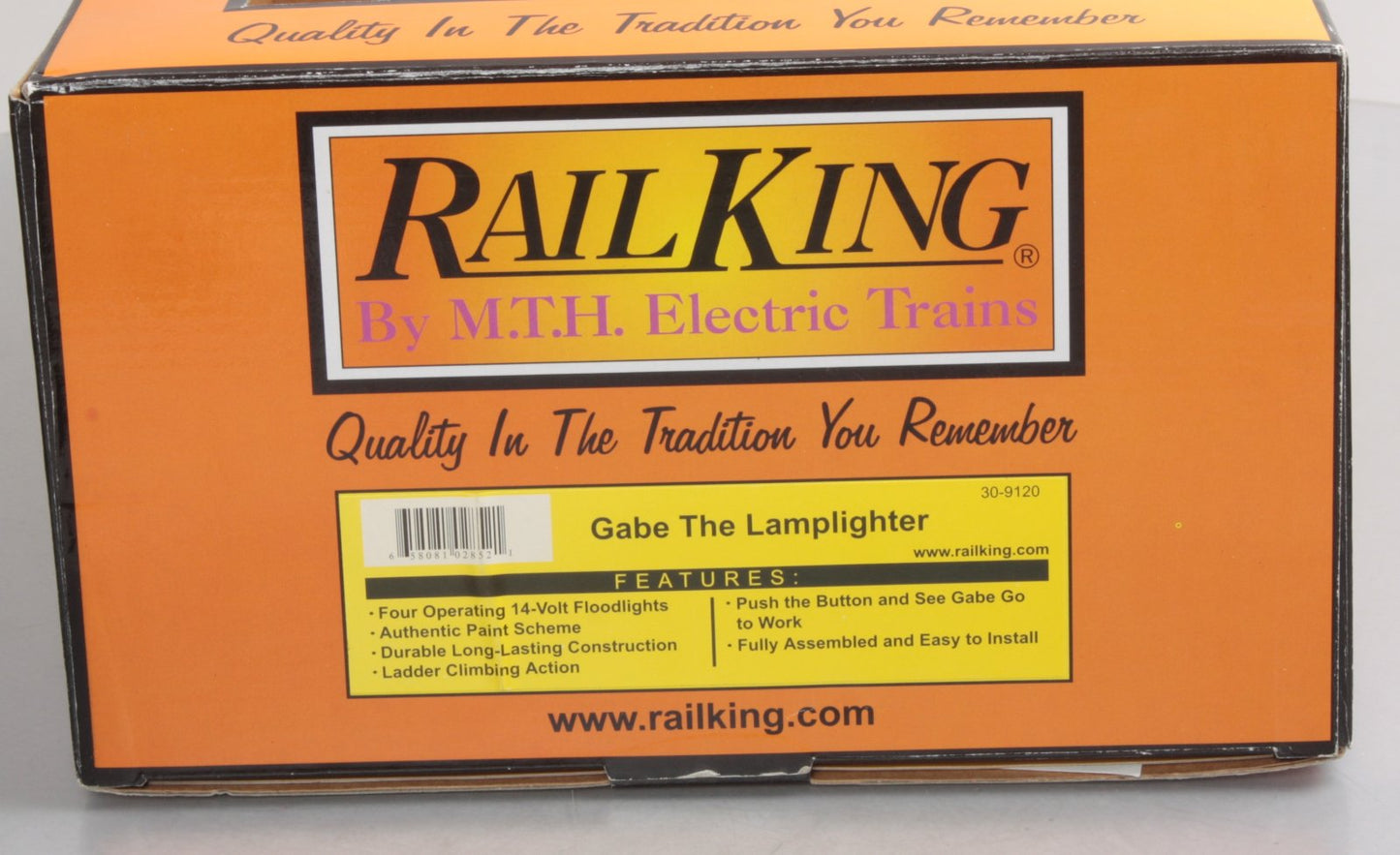 MTH 30-9120 O Animated Gabe the Lamplighter