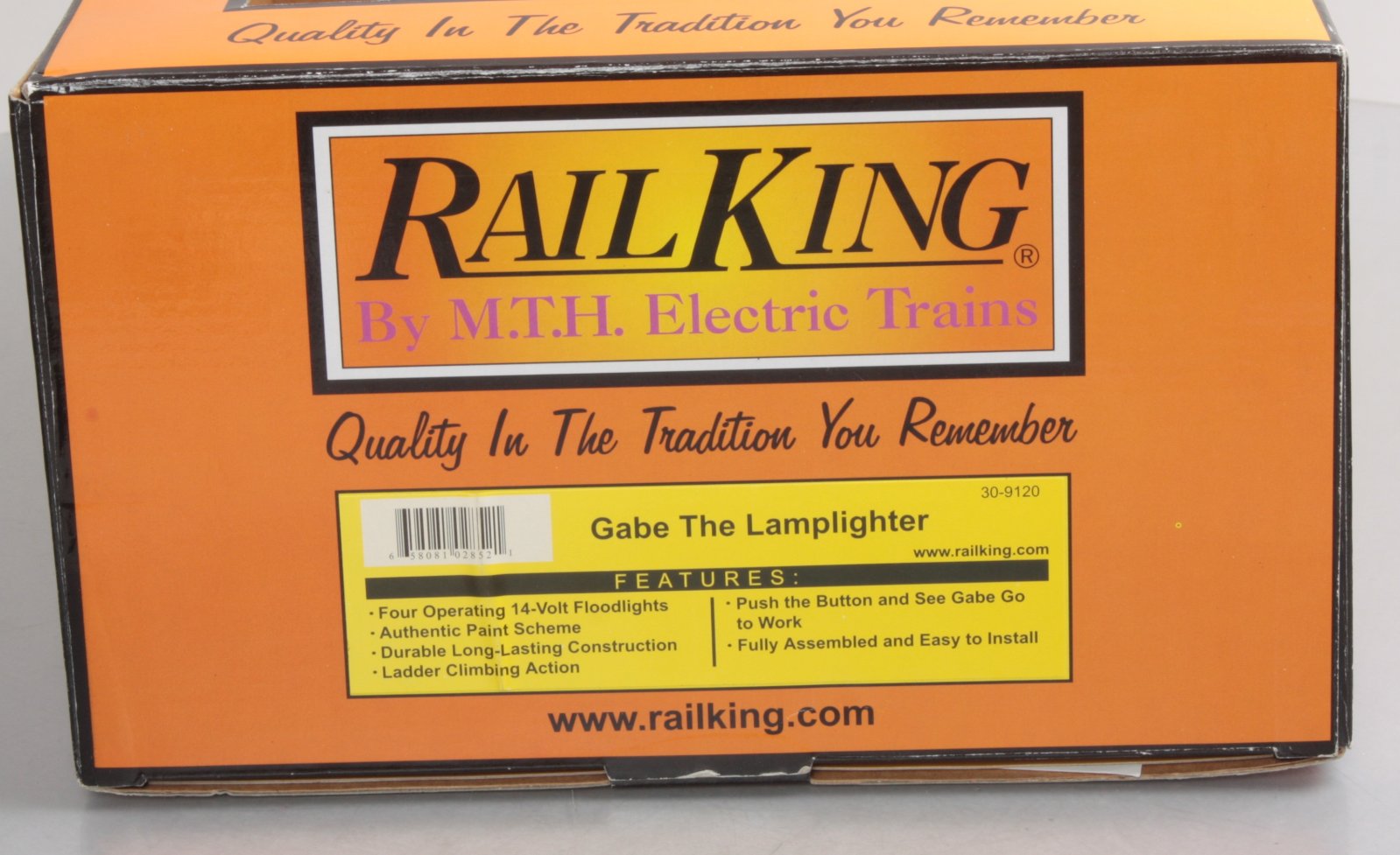 MTH 30-9120 O Animated Gabe the Lamplighter