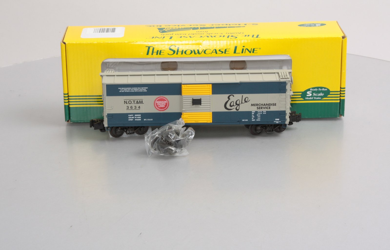 S-Helper 00576 S Gauge N.O.T.&M Rebuilt Showcase #3634 LN/Box