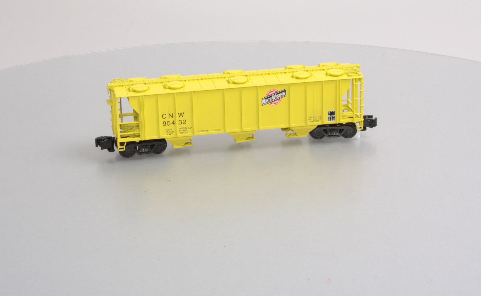 S-Helper 00400 S Gauge Chicago & North Western 3-Bay PS-2 Covered Hopper #95432 EX/Box
