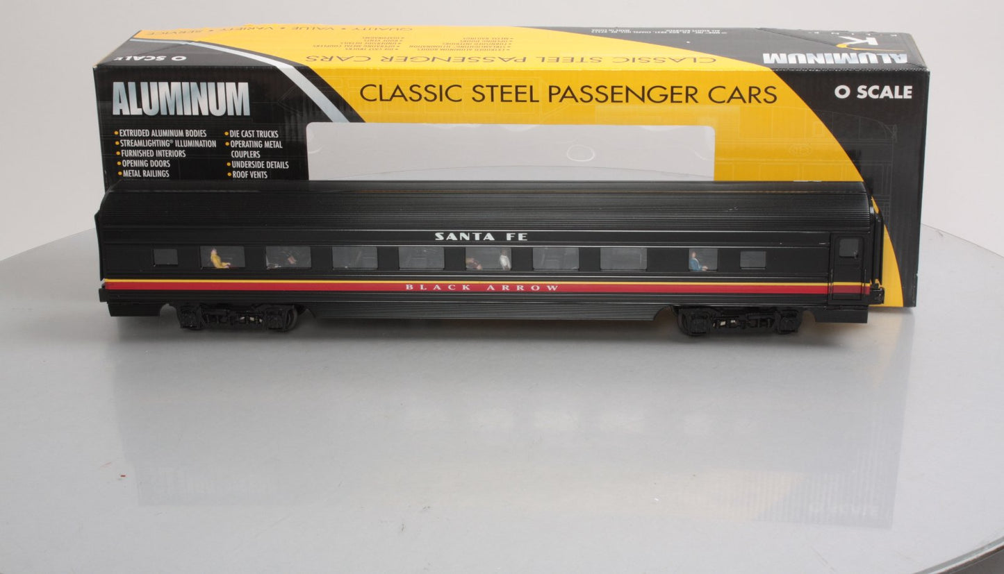 K-Line K4630-30008 SF Midnight Chief "Black Arrow" 18" Aluminum Passenger Car LN/Box