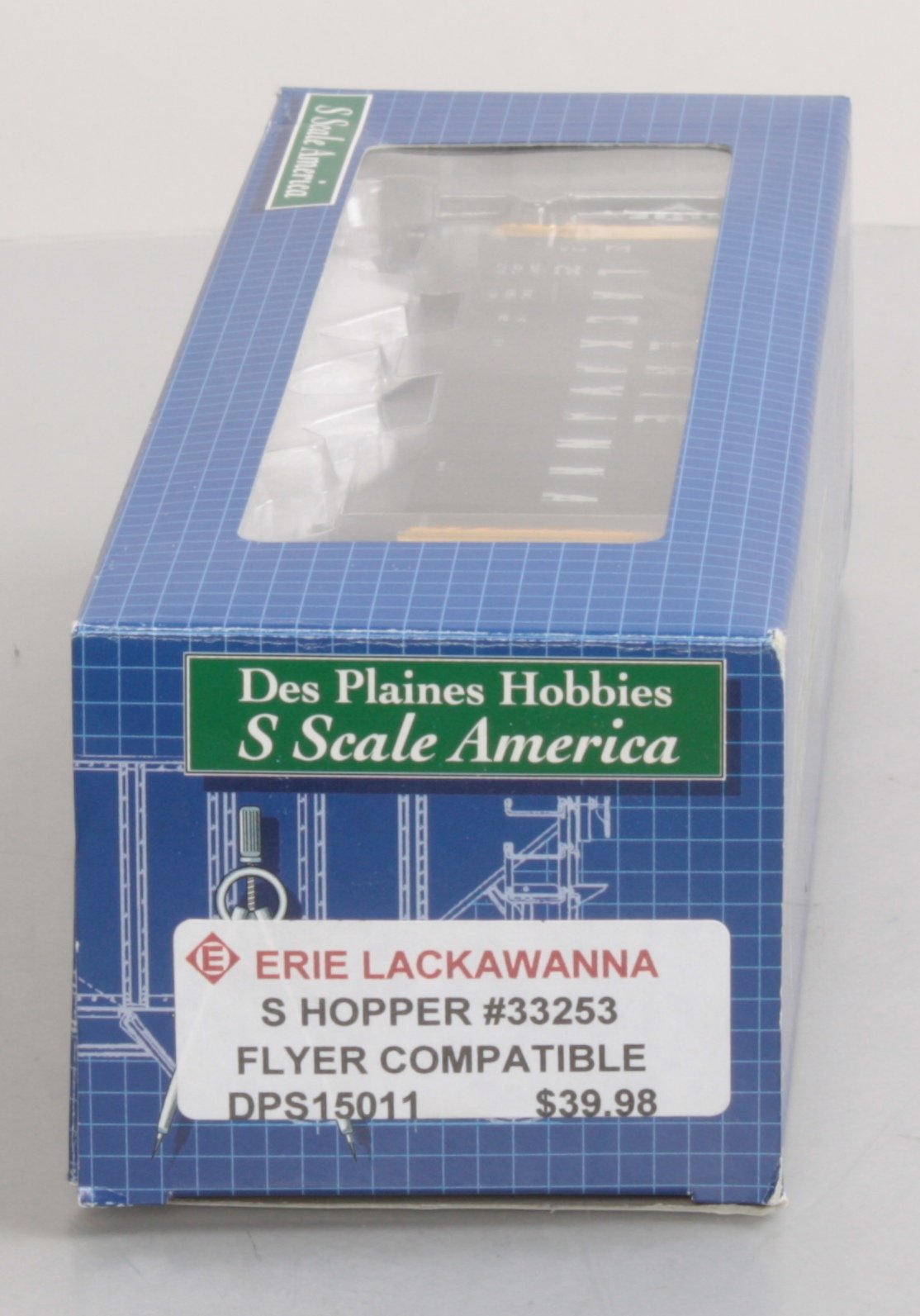 Des Plaines Hobbies DPS15011 S Scale Erie Lackawanna Hopper #33253 LN/Box