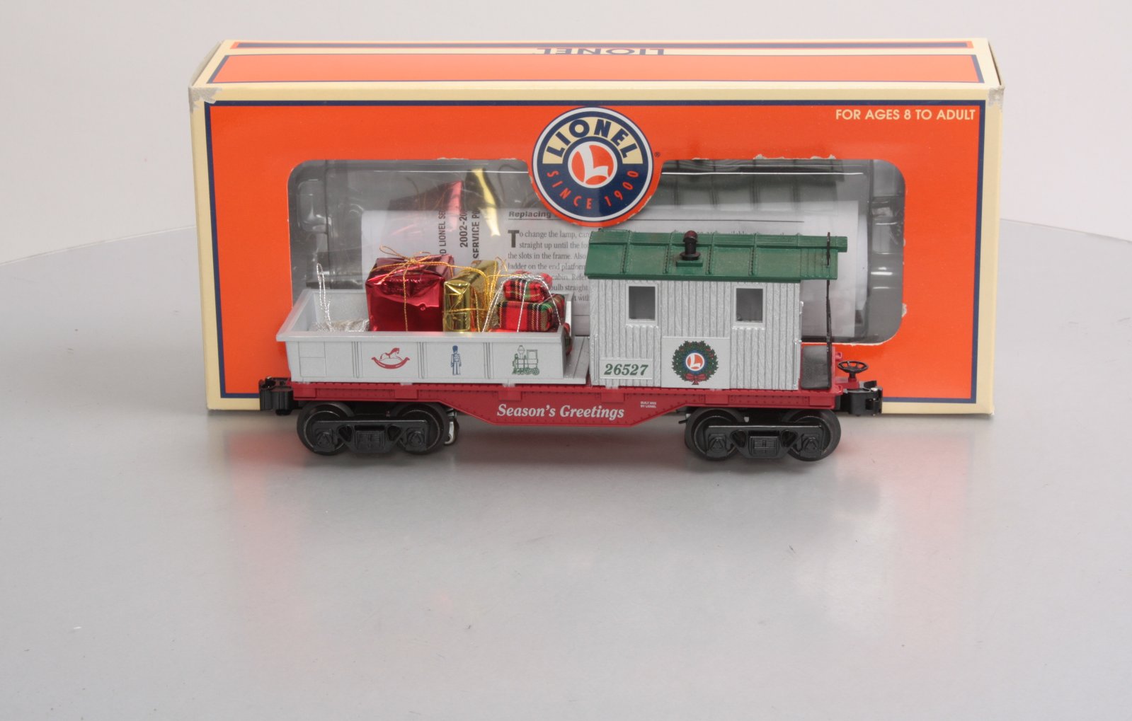 Lionel 6-26527 O Gauge Christmas Caboose w/Load of Presents LN/Box