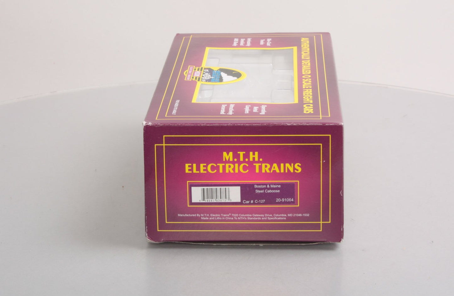 MTH 20-91064 O Gauge Boston & Maine Caboose #C-127 NIB