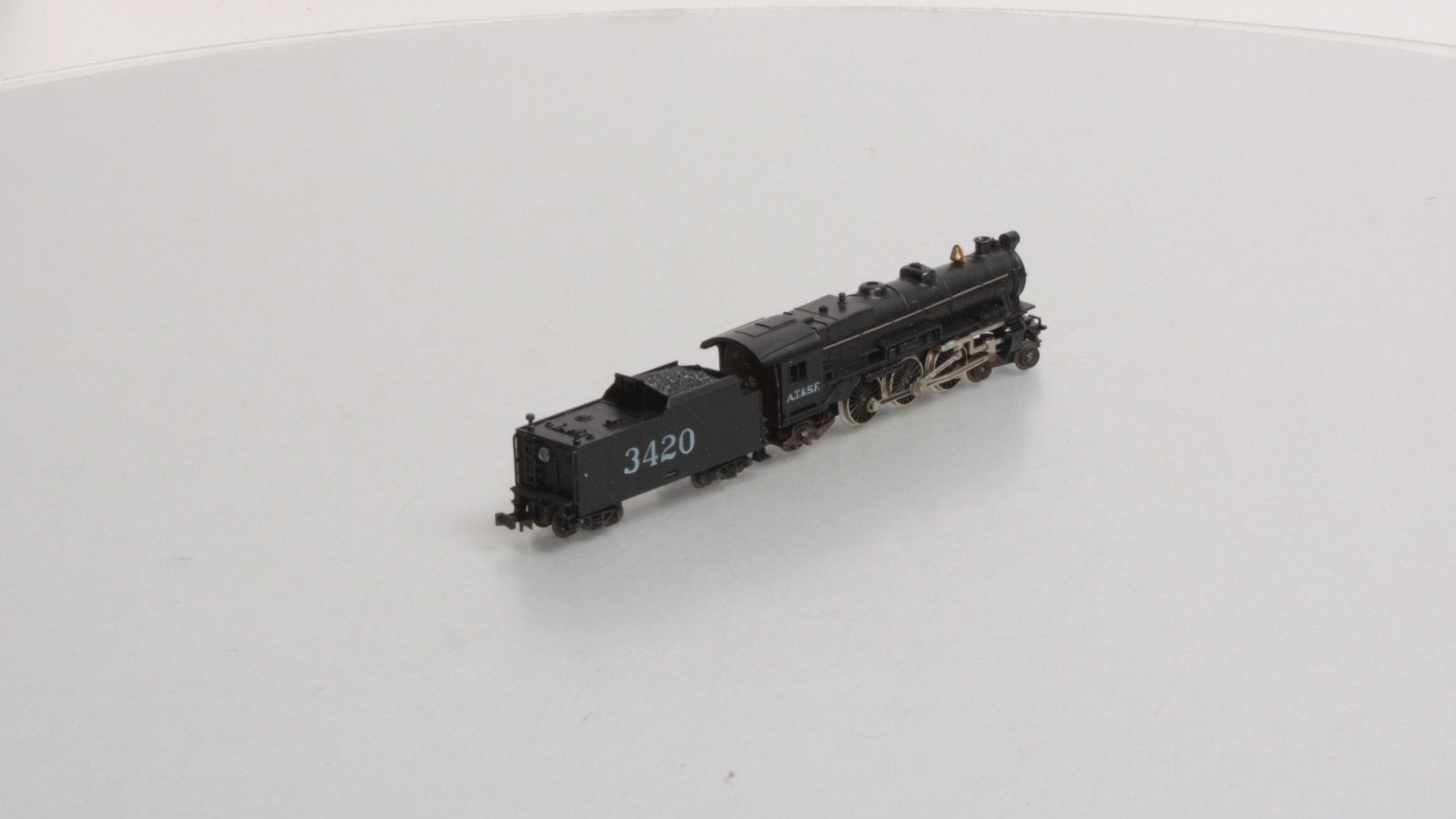 Minitrix 2990 N Scale AT&SF 4-6-2 Steam Locomotive & Tender #3420 LN/Box