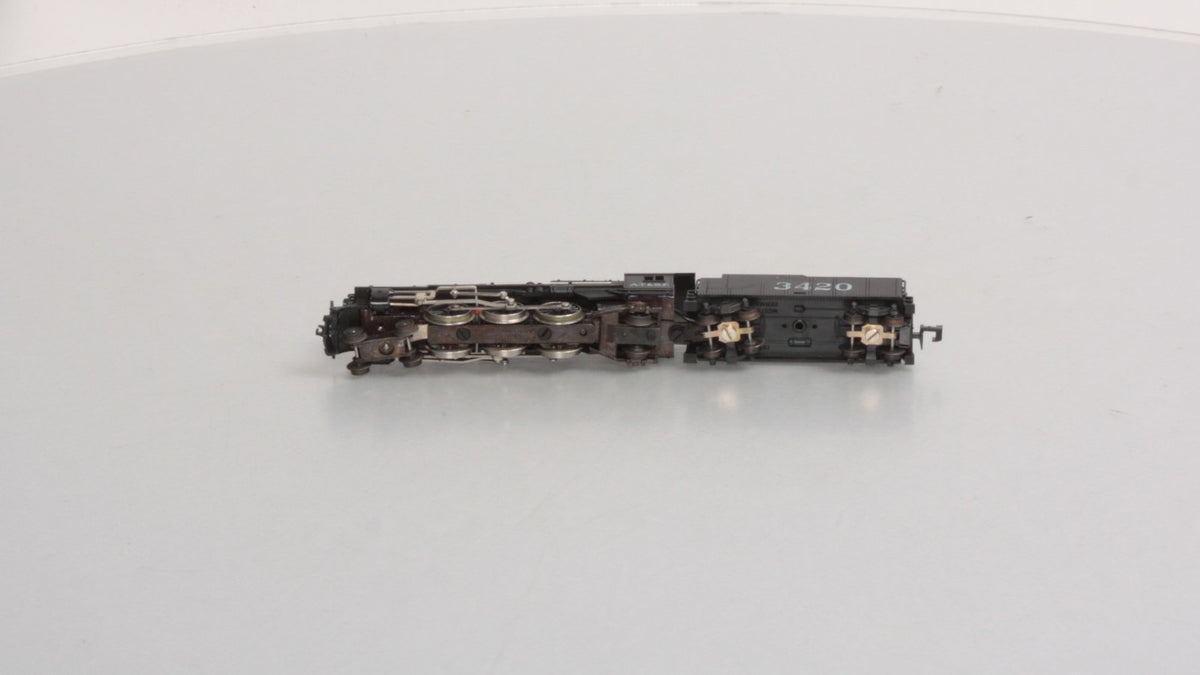 Minitrix 2990 N Scale AT&SF 4-6-2 Steam Locomotive & Tender #3420 LN/Box