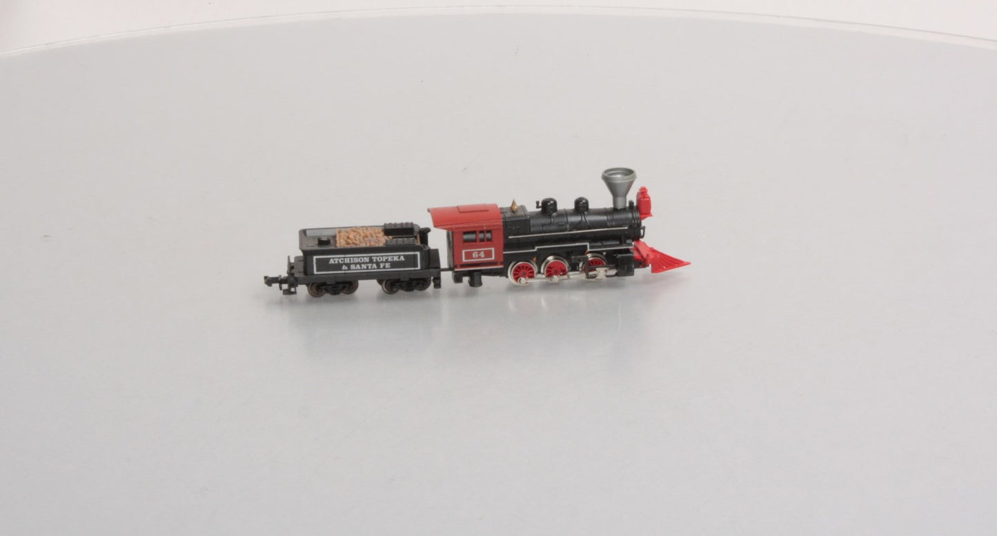 Minitrix 2087 N Scale Santa Fe 0-6-0 Steam Locomotive & Tender #64 LN/Box