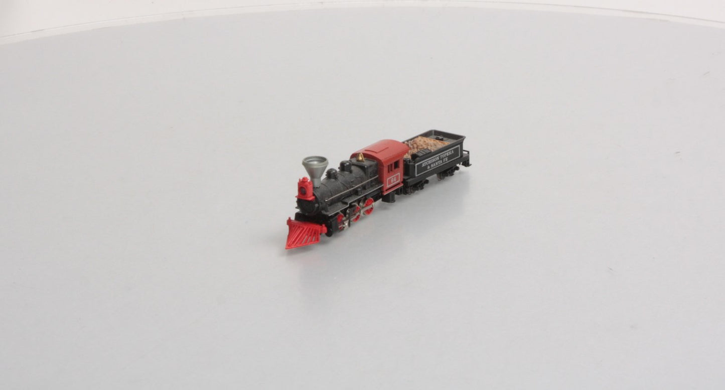 Minitrix 2087 N Scale Santa Fe 0-6-0 Steam Locomotive & Tender #64 LN/Box