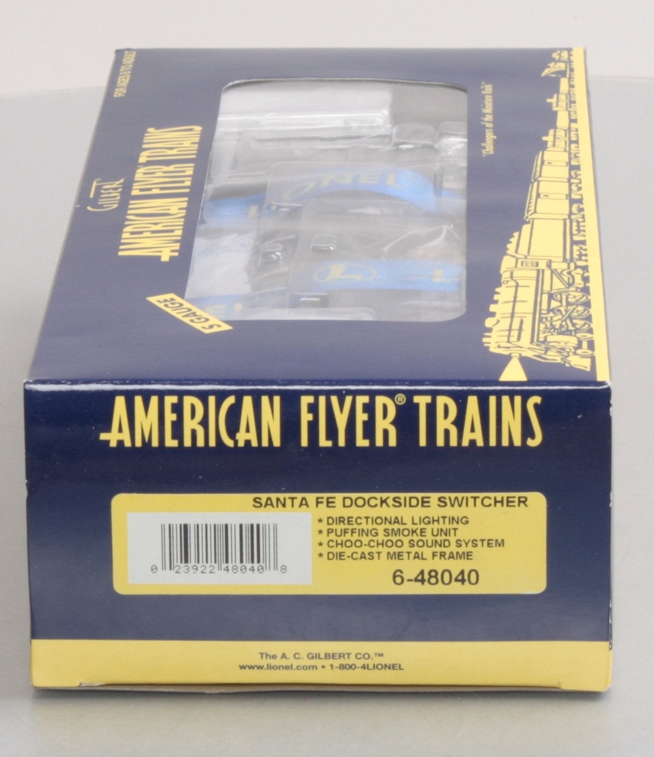 American Flyer 6-48040 S Gauge Santa Fe Dockside Steam Switcher #2174 NIB