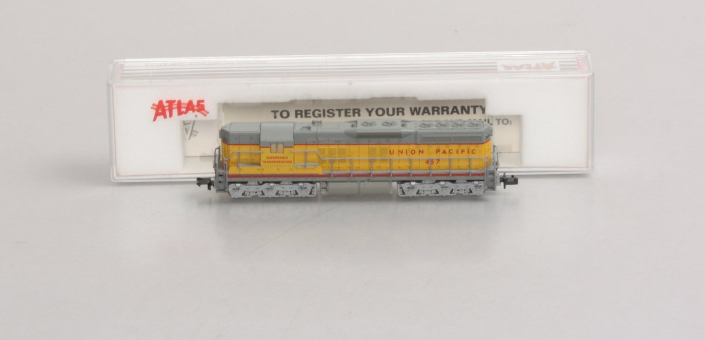 Atlas 4512 N Scale Union Pacific EMD SD7 Diesel Locomotive #457 LN/Box