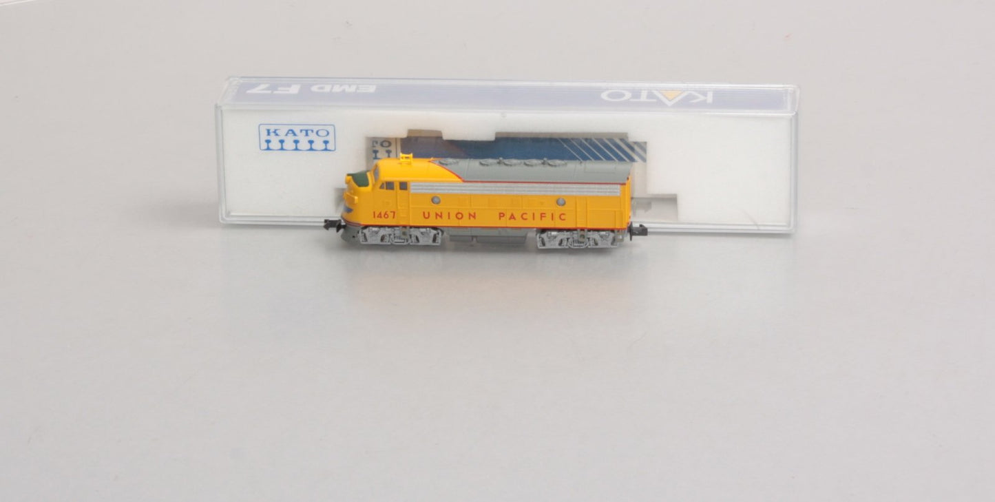 Kato 176-217 Union Pacific F7A Diesel Engine w/Dual Headlight #1467 LN/Box