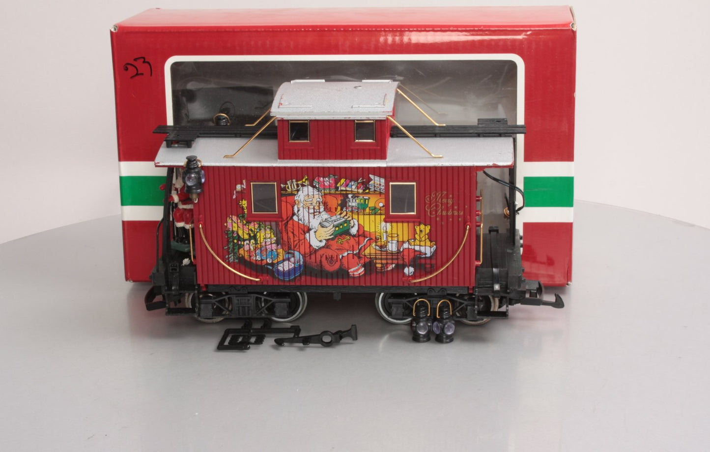 LGB 46658 G Scale Dovers Christmas Caboose LN/Box
