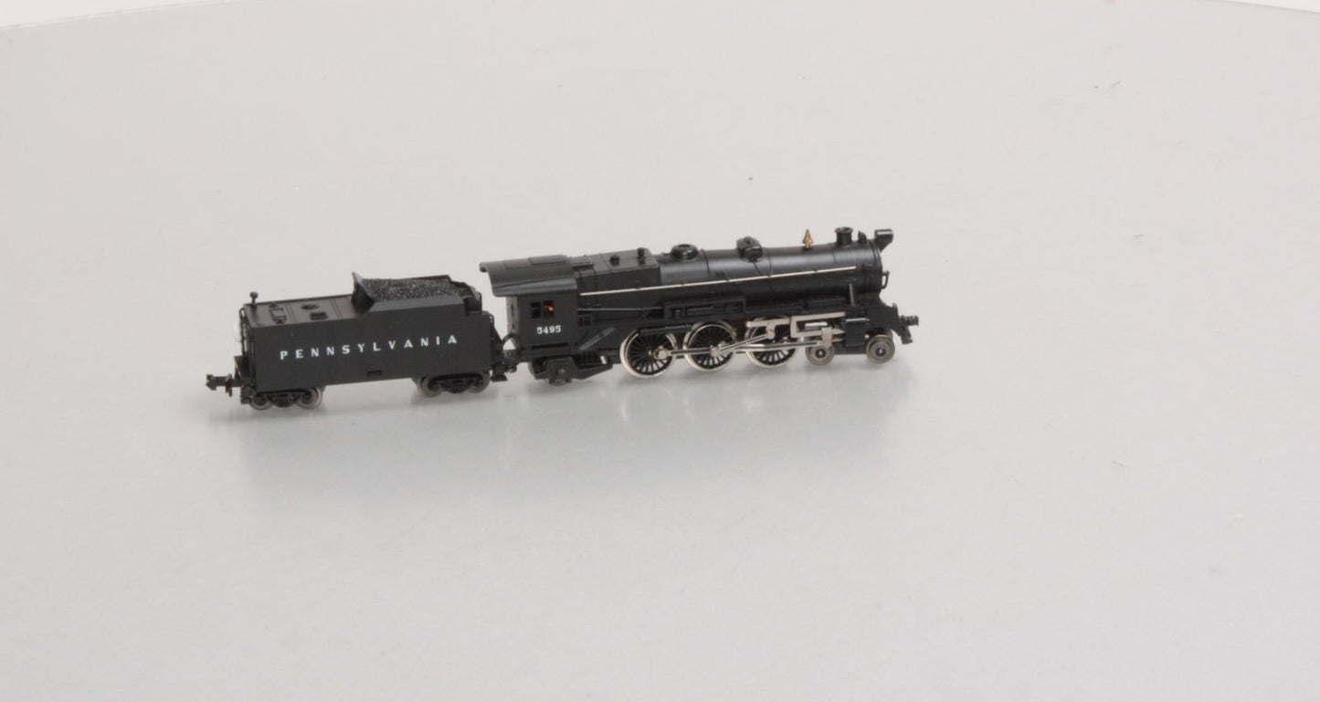 Minitrix 2970 N Scale Pennsylvania Railroad 4-6-2 Locomotive & Tender #5495 LN/Box