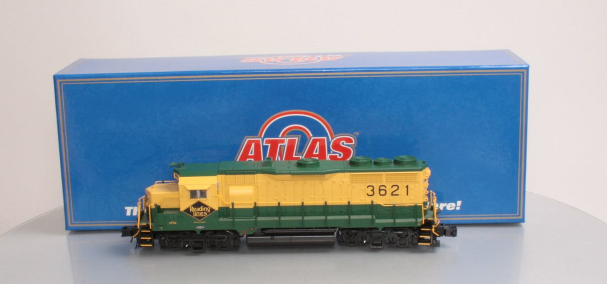 Atlas 1161-1 O Reading GP-35 Unpowered Low Nose Diesel Locomotive #3621 - 3-Rail LN/Box
