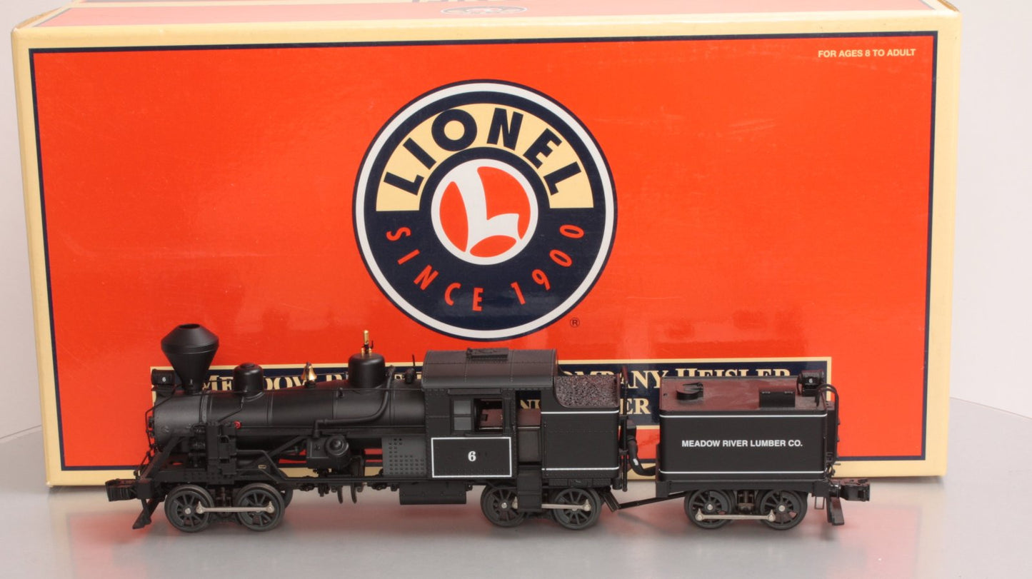 Lionel 6-38027 O Gauge Meadow River Lumber Company Heisler Loco & Tender #6 LN/Box