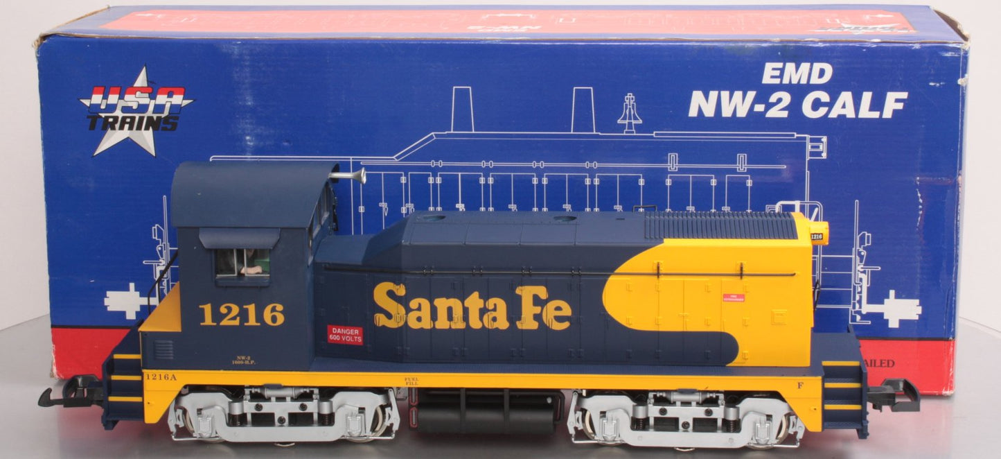 USA Trains 22003 G Santa Fe NW-2 Cow Diesel Locomotive #1216 NIB