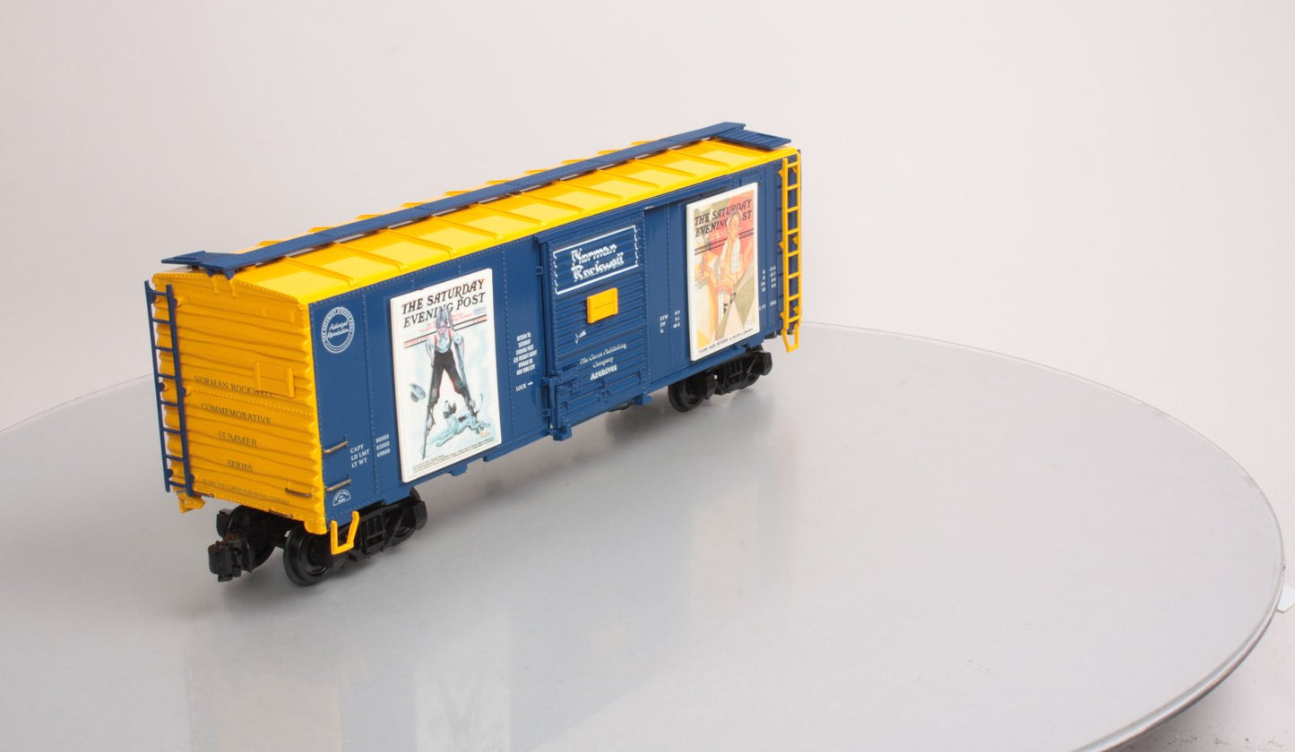 Aristo Craft G Gauge 46039 Norman Rockwell Summer Steel Boxcar LN/Box