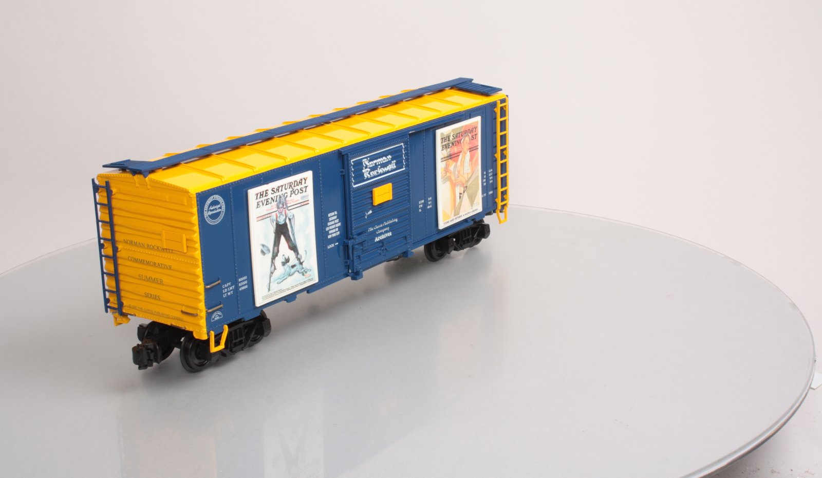 Aristo Craft G Gauge 46039 Norman Rockwell Summer Steel Boxcar LN/Box