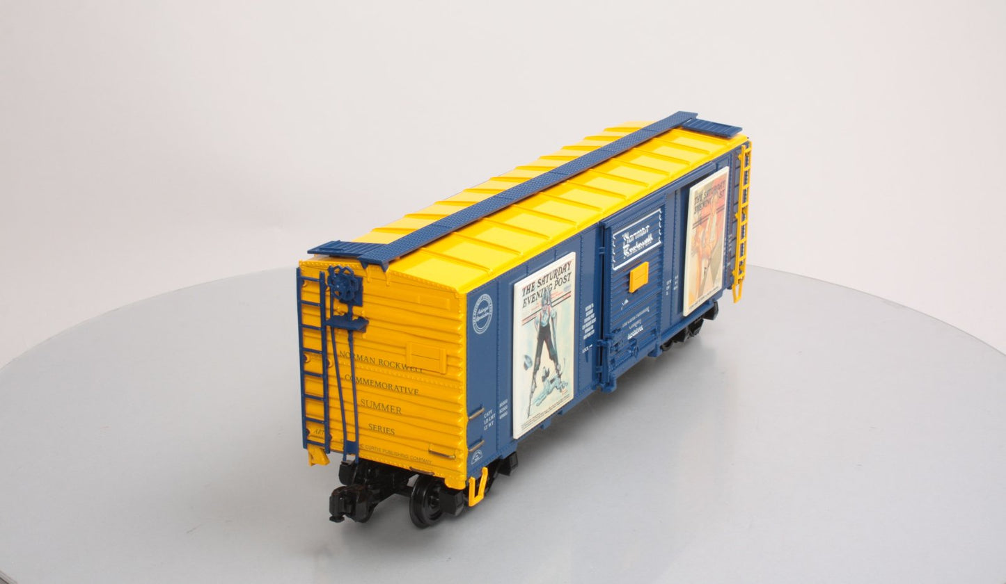Aristo Craft G Gauge 46039 Norman Rockwell Summer Steel Boxcar LN/Box