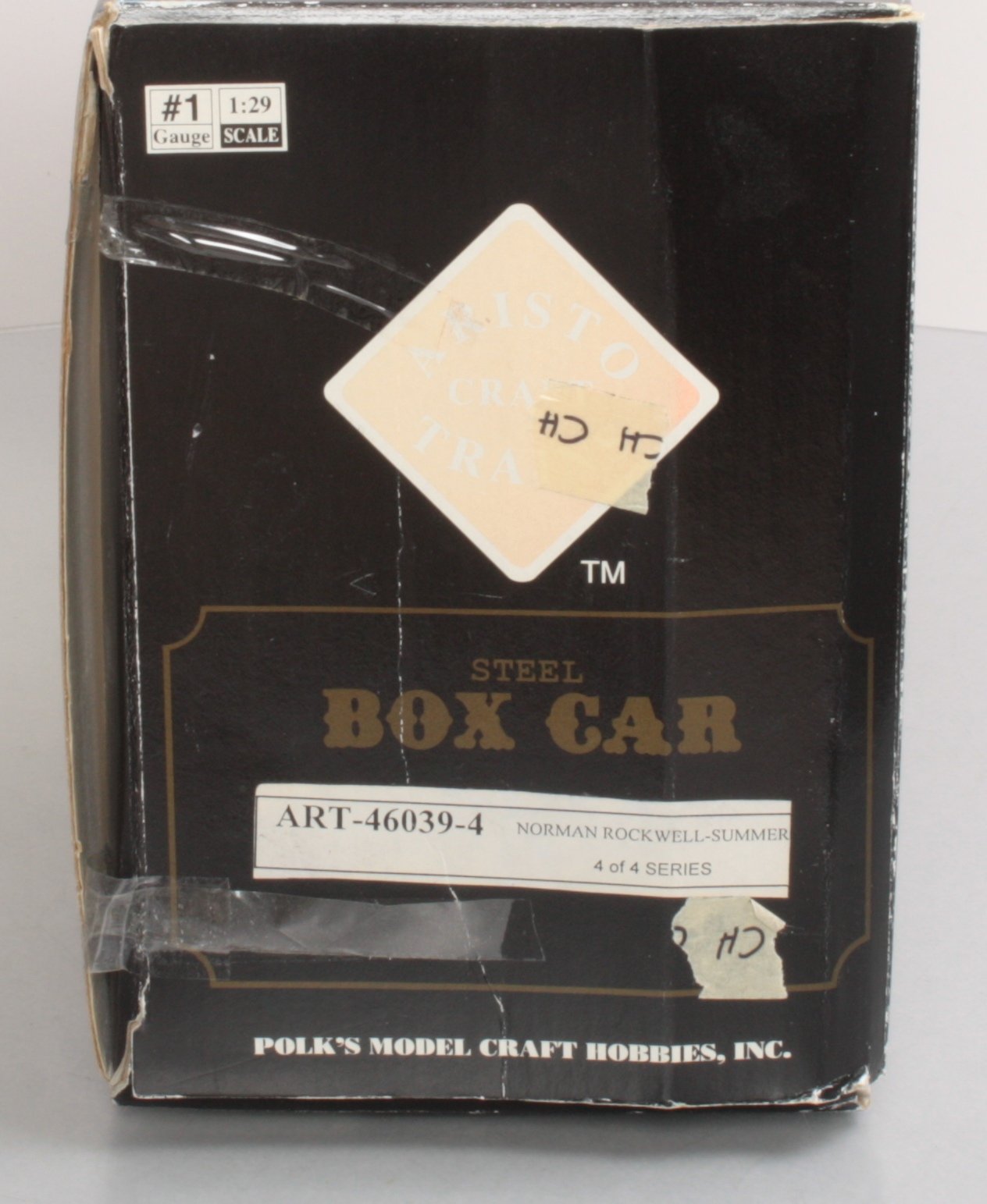 Aristo Craft G Gauge 46039 Norman Rockwell Summer Steel Boxcar LN/Box