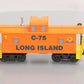 O-Line 168 O Gauge LIRR #C-75 Caboose LN/Box