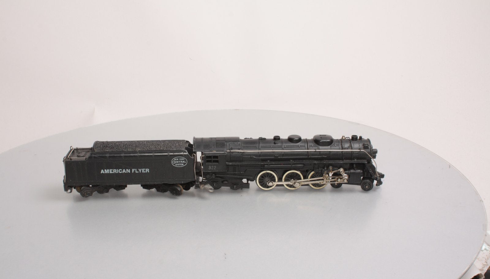 American Flyer 322 Vintage S NYC 4-6-4 Hudson Steam Locomotive & Tender VG