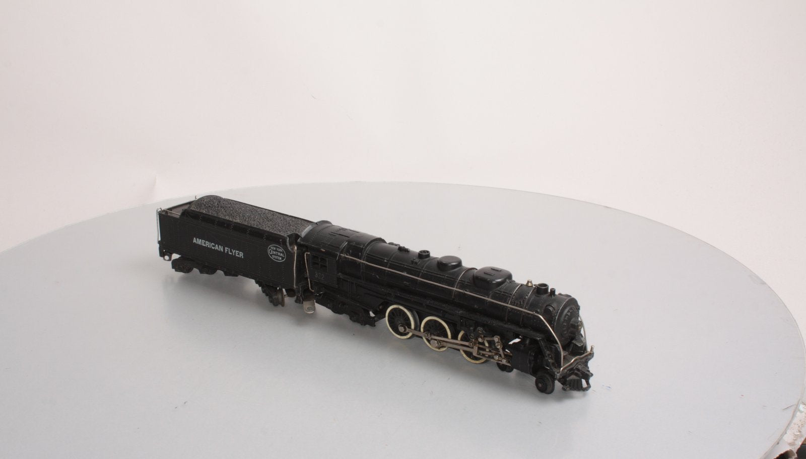 American Flyer 322 Vintage S NYC 4-6-4 Hudson Steam Locomotive & Tender VG