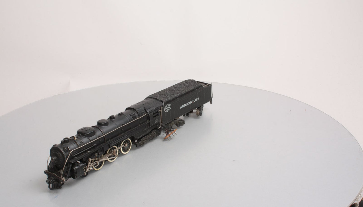 American Flyer 322 Vintage S NYC 4-6-4 Hudson Steam Locomotive & Tender VG