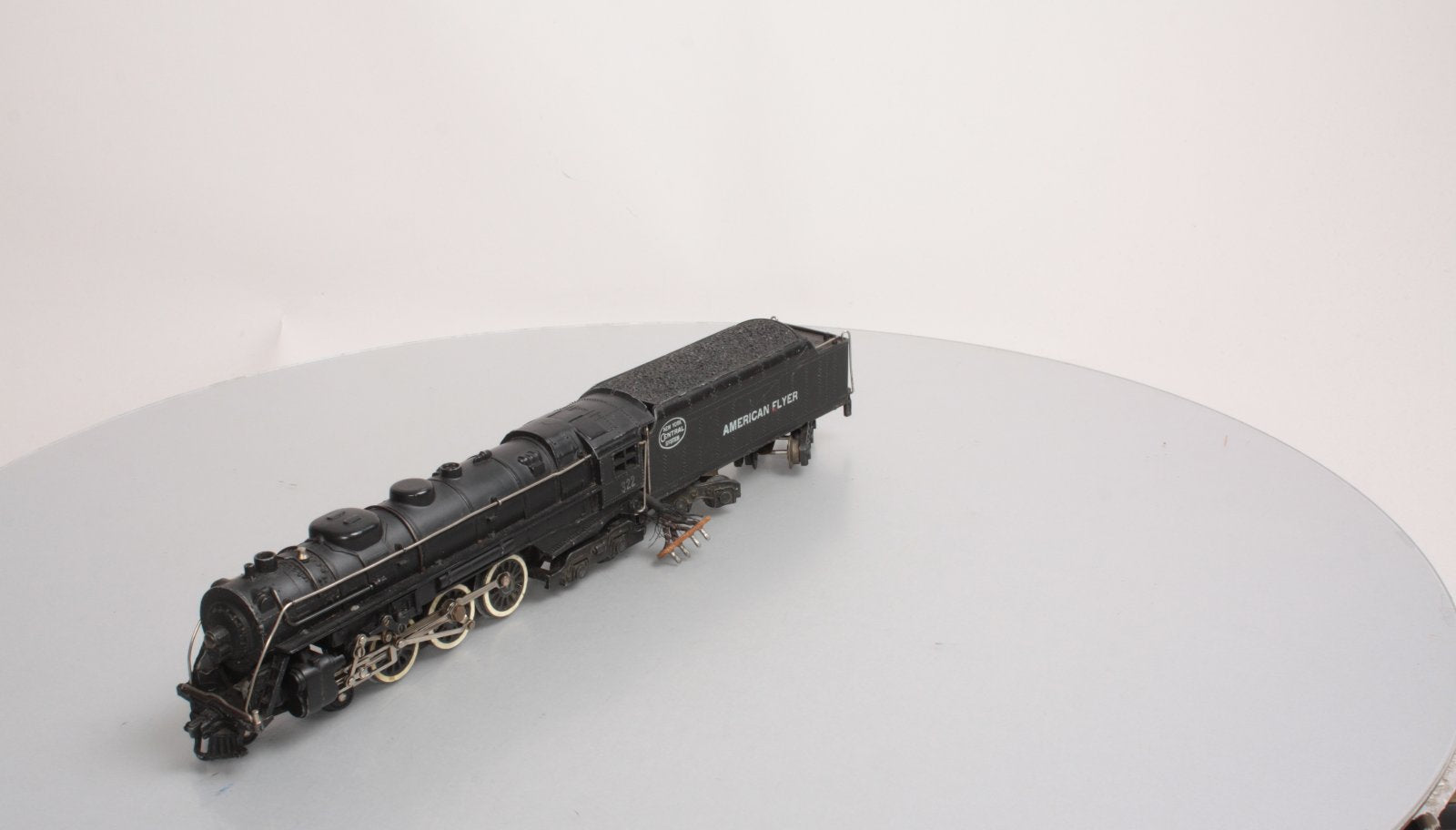 American Flyer 322 Vintage S NYC 4-6-4 Hudson Steam Locomotive & Tender VG