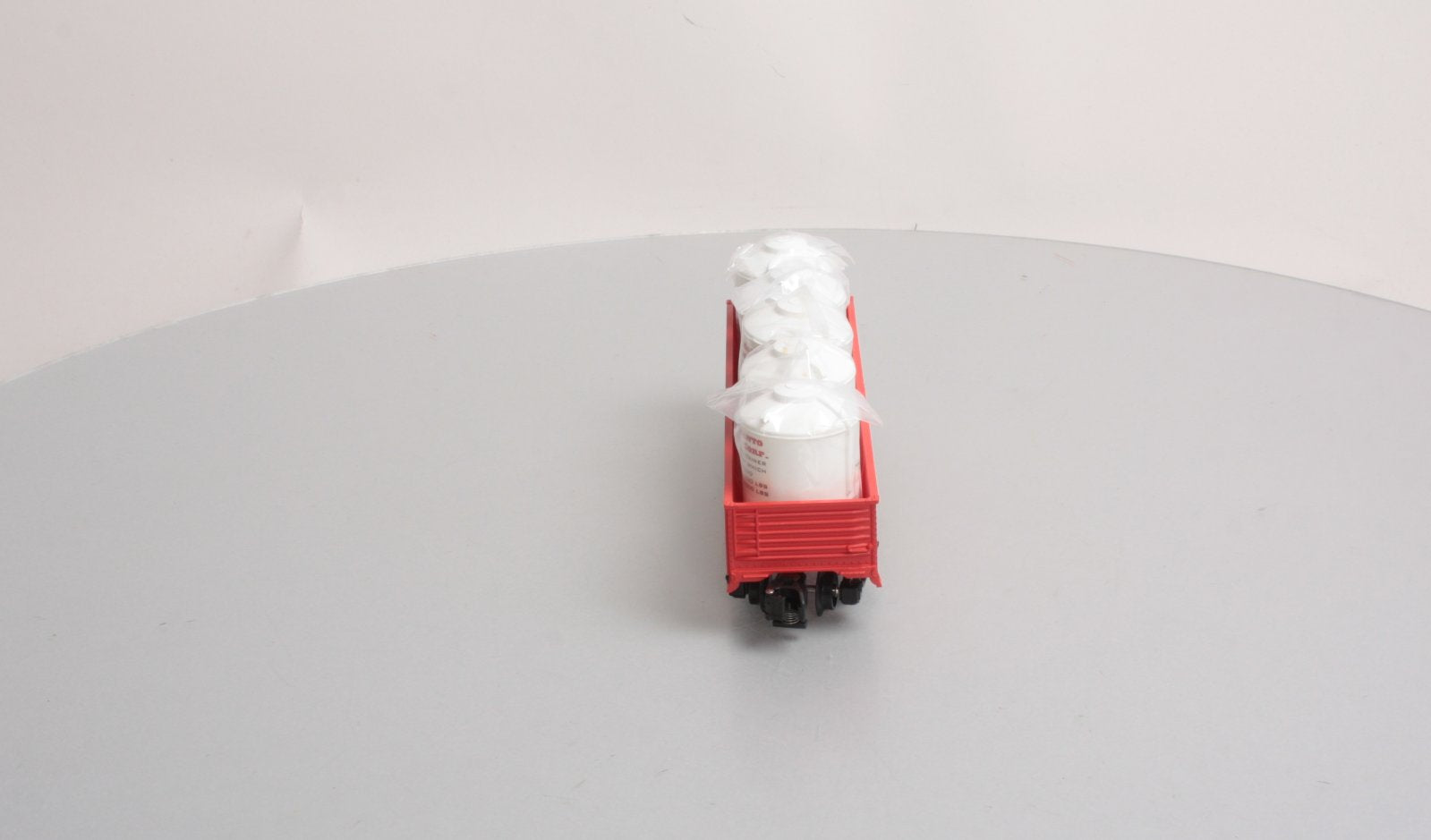 American Flyer 6-48525 S Scale Burlington Northern Gondola With Cannisters LN/Box