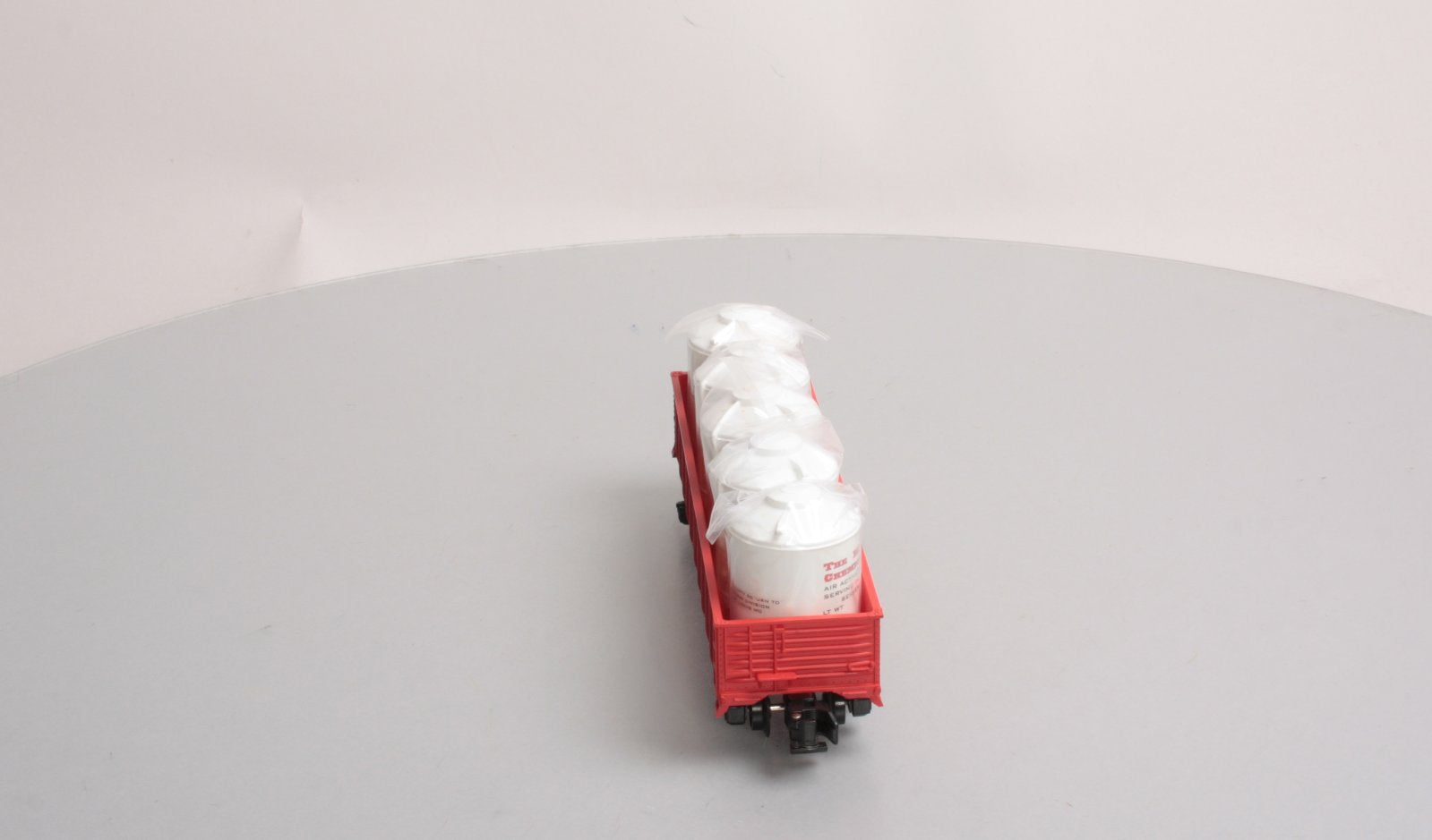 American Flyer 6-48525 S Scale Burlington Northern Gondola With Cannisters LN/Box
