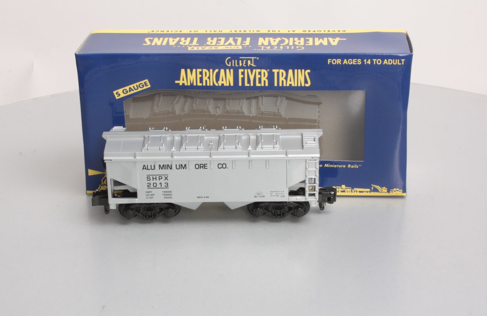 American Flyer 6-41003 S Gauge TCA American Flyer 2 Bay Hopper #2013 LN/Box