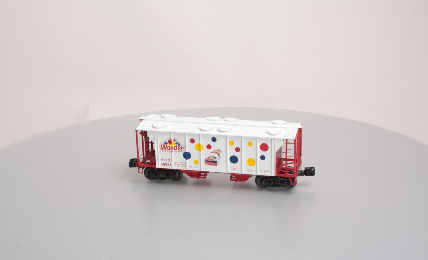 Lionel 6-58521 O Railroad Museum Of Long Island Wonder Bread Hopper #58521 NIB
