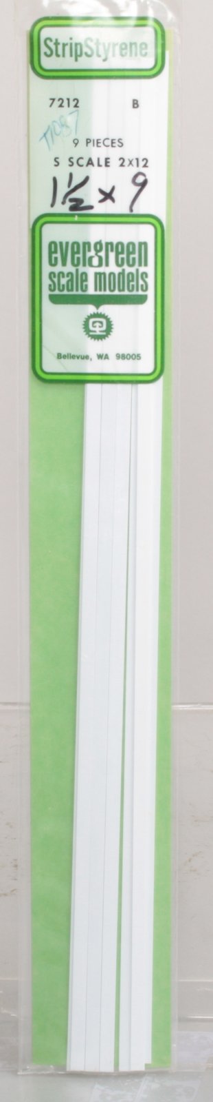 Evergreen Scale Models 7212 S .030