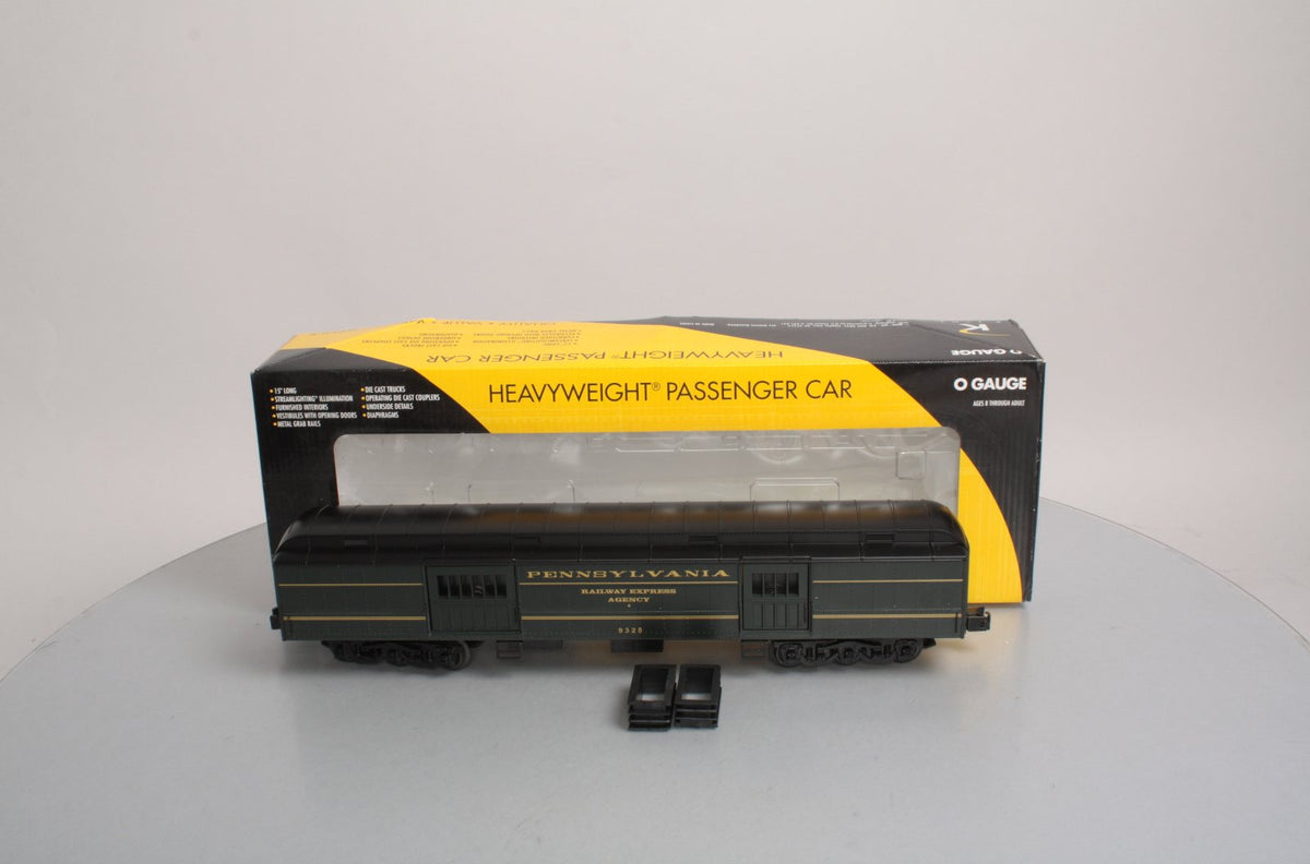 K-Line K4880-0018 O PRR Broadway Ltd. "REA" 15" Heavyweight Baggage Car #9328 NIB